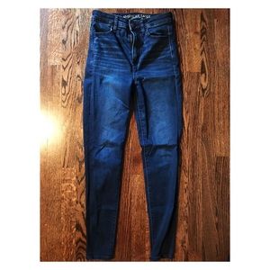 Dark denim AE high rise